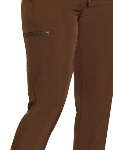 Image of COZYFIT Womens Scrub Pants - Soft Stretch Yoga Style with 5 Pockets, Slim Fit Jogger Scrubs Pants for Women