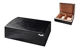 Angelo Humidor Echt Carbon Furnier 31,5x23x12cm