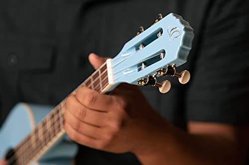 Ortega Guitars Ukulélé Ténor bleu – Série Gaucho – housse incluse – corps Agathis (RUGA-SKY) - Les Beatles, Paul McCartney, John Lennon, RIngo Starr, George Harrison Ortega Guitars Ukulélé Ténor bleu - Série Gaucho - housse incluse - corps Agathis (RUGA-SKY) – Image 7