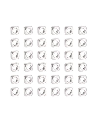 Image of M3-0.5 Square Nuts - IMScrews 304 Stainless Steel Square Nuts - Durable Fasteners for Home Repairs and Professional Engineering Pack of 100