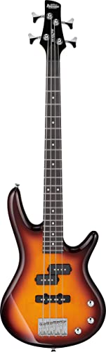 Ibanez GSRM20-BS GIO SR MiKro Series Guitare basse électrique 4 cordes Marron - Les Beatles, Paul McCartney, John Lennon, RIngo Starr, George Harrison Ibanez GSRM20-BS GIO SR MiKro Series Guitare basse électrique 4 cordes Marron