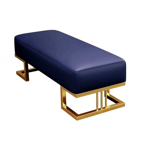 Banc à chaussures 120 cm gris avec assise rembourrée PU et cadre métal pour couloir