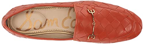 Sam Edelman Women's Loraine Loafer, Canyon Orange Woven, 7 #TOP4