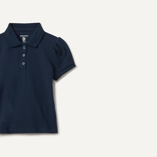 Image of Amazon Essentials Girls and Toddlers' Uniform Pique Polo Shirt