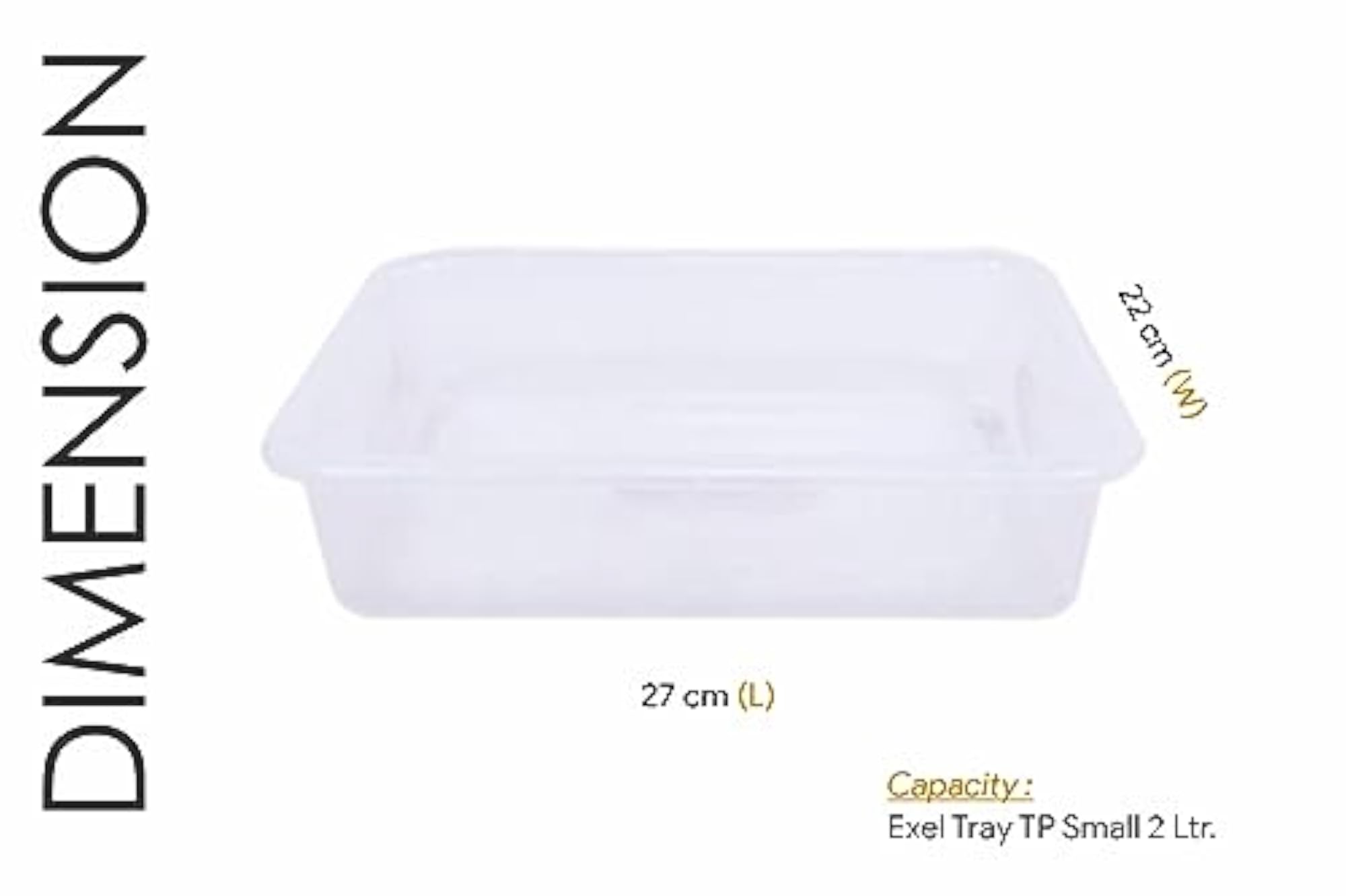 Simply Home Multipurpose Rectangular Plastic Trays