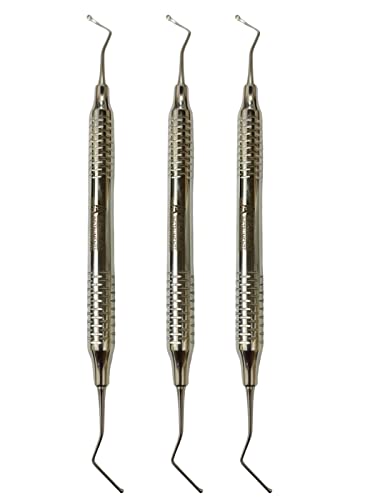 Dental Excavator Double Ended1.5 And 2 Mm Set Of 3 Restorative Endodontic Tool Slip Resistant Handle Artman Instruments #TOP2