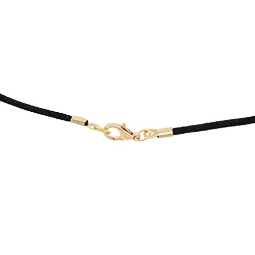 Collier en satin noir pour pendentif, la solution pour peaux sensibles