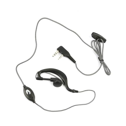 Image of Walkie Talkie Mic Headset with Woven Cable and K Type Earphone for Compatible Devices- UV UV-5RE UV-B5 BF-888S 888S UV-B5 (Pack of 4)