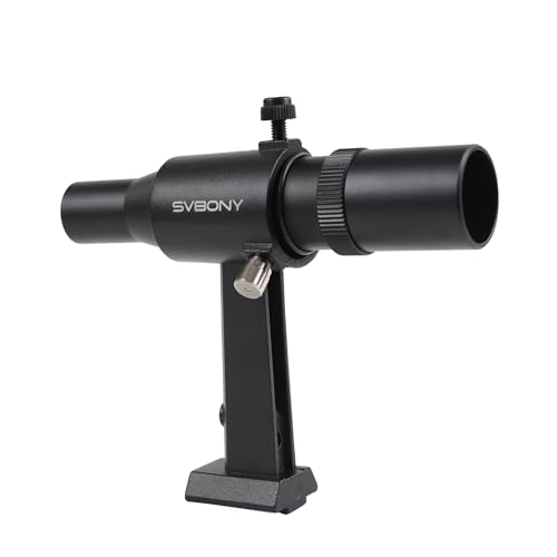 Svbony SV182 Cannocchiale Cercatore per Telescopio, Cercatore 6x30, Mirino Ottico con Immagine Positiva, lente Acromatica FMC a 2 Elementi, Adatto per l'osservazione Astronomica