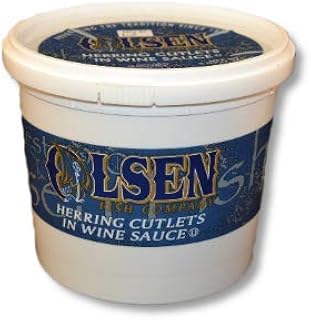 Olsen's Herring in Wine Sauce 3 pound pail