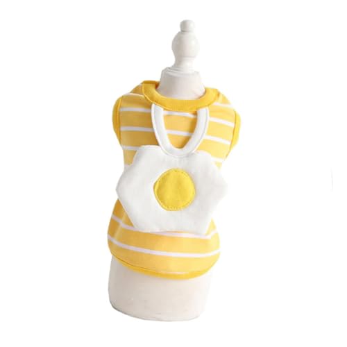 Disfraz para perro amarillo POPETPOP miniatura 5