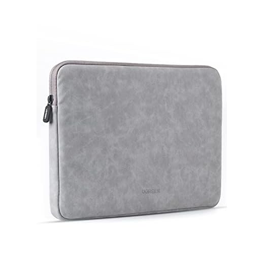 UGREEN Laptop Sleeve 13 Inch Laptop Bag Laptop Portfölj Kompatibel med MacBook Air MacBook Pro 2020 2019, Surface Pro, DELL, HP, Lenovo, Asus, Huawei Grey.
