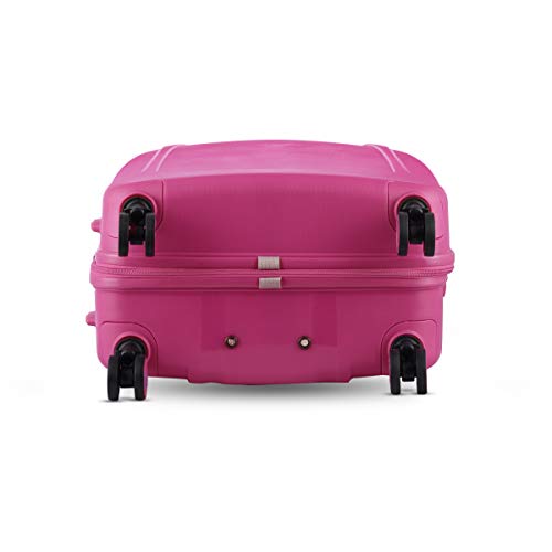 Image of Giordano Polycarbonate Hardsided Check-in Luggage (24 inch / Burgundy)