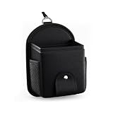 QCEFBH Car Air Vent Storage Bag Organizer Pocket, Sunglass Holder, Car Air Vent Phone Holder Coin Key Card Case Organizer with Clip, Vehicle Dashboard Pocket for Phone Keys Money Cards, Universal Fit