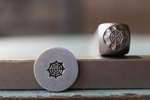 Brand New 5mm Halloween Spider Web Metal Punch Design Stamp - Supply Guy