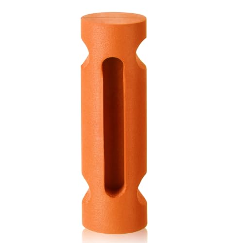 Threlaco 1 Pack Crochet Tool 4 Inch All Yarn Sizes Crochet Tension Tools Learn How to Make Circle Stitch and Guide Knitting Holder Accessories for Beginners Birthday Mothers Day Gifts(Orange)