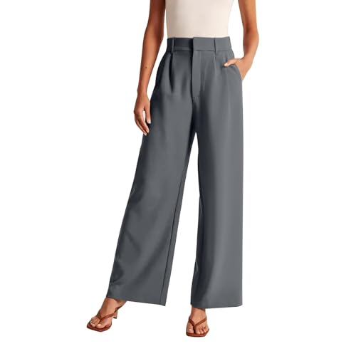 Pantalon Y2K jambes larges taille haute streetwear chic de costume