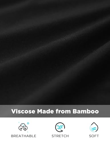 GYS Bamboo Viscose Men's Pajama Sets Soft Long Sleeve Loungewear Set with Pockets4