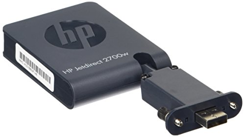 HP Jetdirect 2700w - Servidor de impresiÃ³n (Wireless LAN, IEEE 802.11b, IEEE 802.11g, IEEE 802.11n, 128-bit AES, EAP, EAP-TLS, LEAP, PEAP, SSL/TLS, TKIP, WEP, WPA, WPA2, IPv4/IPv6: SNMPv1/v2c/v3, HTTP, HTTPS, FTP, TFTP, 9100, LPD, IPP, Secure-IPP, W
