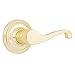 Brinks Push Pull Rotate Door Locks Glenshaw Passage Lever, Polished Brass, 23054-105