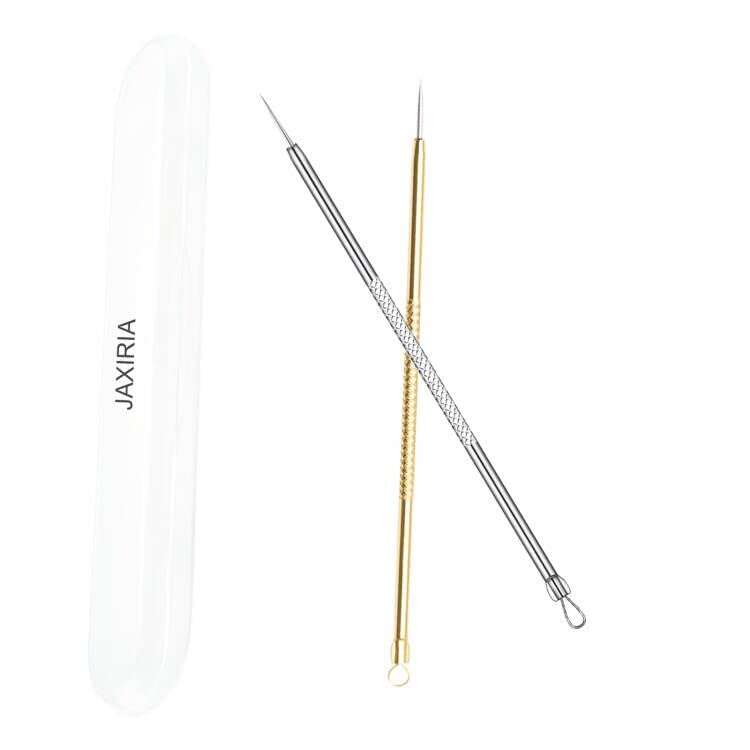 Acne Blackhead Remover Pimple Extractor Popper Tool - 2pcs Pimple Extractor Acne Treatment Tool 2-in-1 Blackhead Comedone Removal Tool for Face Nose