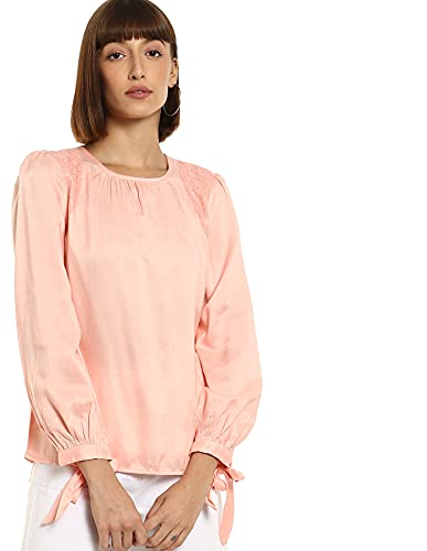 Image of Cherokee Women's Solid Regular Fit Blouse