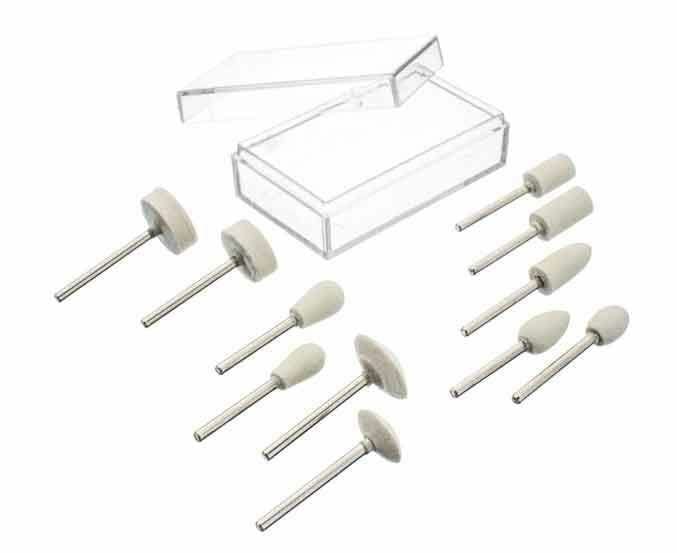 for 11 PC Mini Buffing Wheel Set for Dremel Tool Buff Polishing Polisher