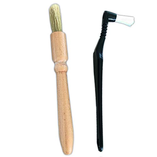 Reinigungspinsel-Set für Siebträger & Mühle (Kaffeemühle, Espressomaschine, Siebträgermaschine) | Profi- und Hobby-Barista