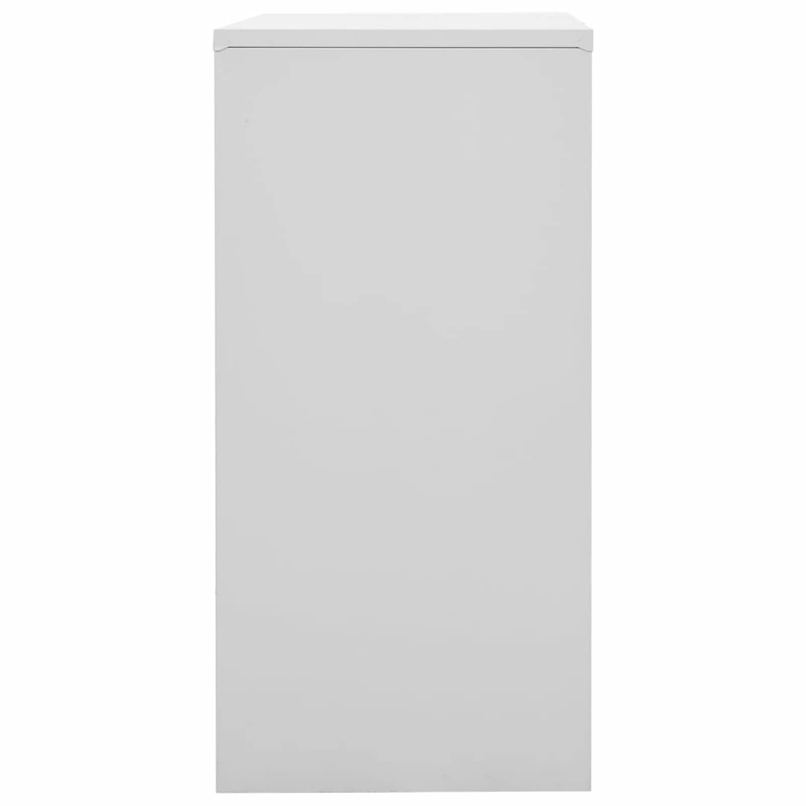 Armadietto Spogliatoio Armadio Metallico con 6 Scomparti Armadietto con Chiave, Armadietti Organizzatore in Acciaio per Scuole e Uffici, Grigio Chiaro e Blu 90x45x92,5 cm