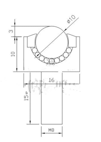 Unité de transfert à billes KSM10-FL pour éliminer les blocages de robots M8