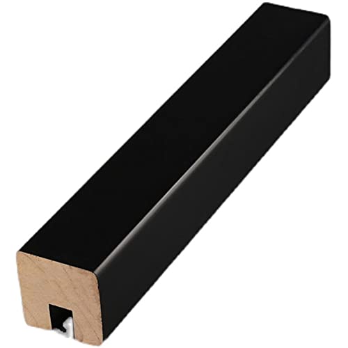 mfw@wewe Wooden Stair Railing, U-Shaped Groove Stair Handrail, Tempered Glass Card Slot Guardrail