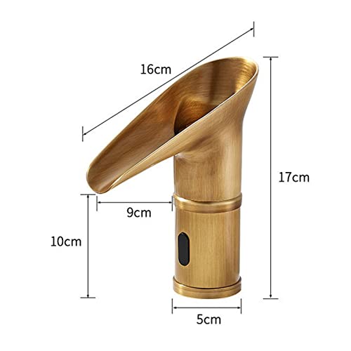 Grifos para lavabo de cascada antiguo con sensor electrónico de alta sensibilidad 3