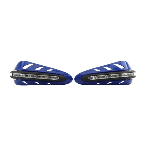 Protège-mains de moto avec feux LED 12V pour guidon universel de motocross
