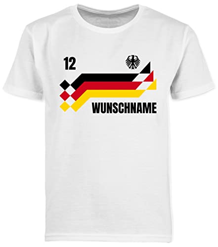 Kinder T-Shirt Jungen - 2026 Fussball WM Fanartikel - Deutschland Trikot...
