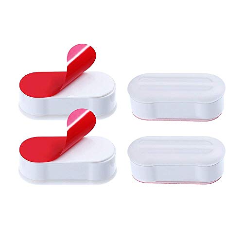 Toilet Seat Buffers 8 Pack Seat Bumpers Universal Stoppers for WC Cover Adhesive White