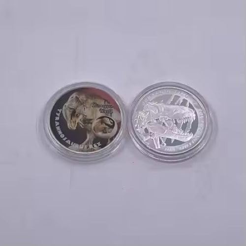 Warefinds Ltd Jurassic Dinosaur Coin Set, Silver, 40mm Coins - Image 3
