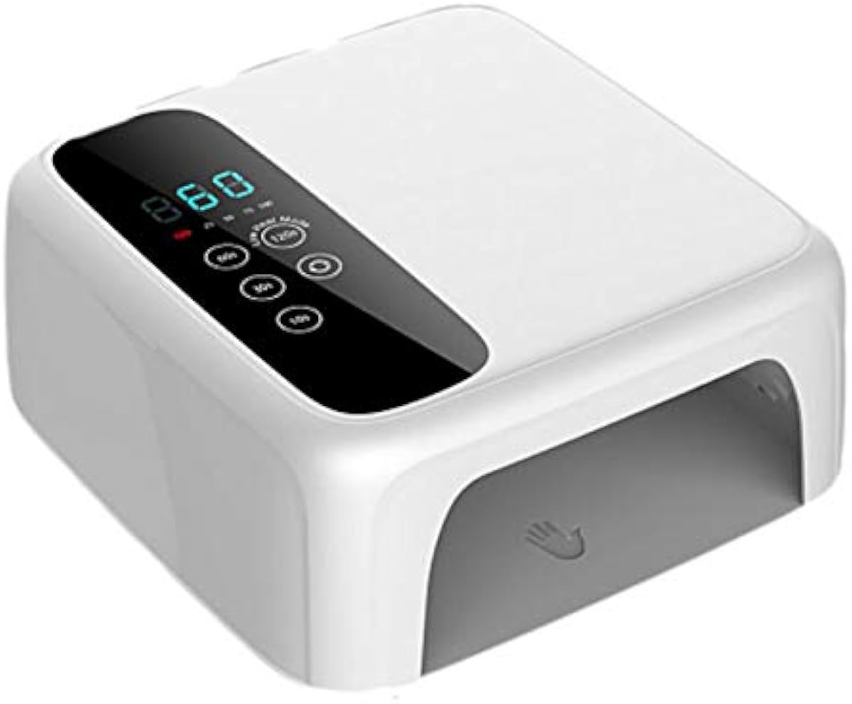 赤外線スマートセンサー メモリ機能 ディスプレイリバース機能 プロフェッショナルコードレスuvネイルキュアランプを備えた72w充電式ジェルledネイルドライヤー ビューティー Filmfaremiddleeast
