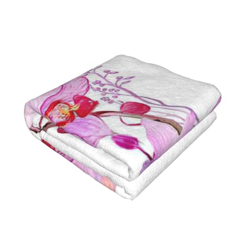 Couverture de lit EdWal en microfibre imprimé papillons couvre-lit léger toutes tailles