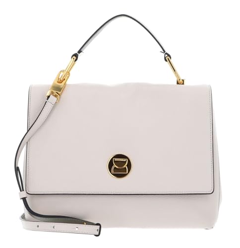 Sac à main Coccinelle Liya Handbag Lambskin White Laurel Green écru