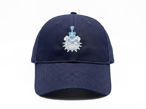 Charleston Belt Citadel Spike Mascot Embroidered Baseball Hat Navy Blue