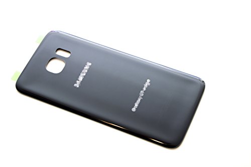 OEM Back Glass Cover Battery Door Replacement for Samsung Galaxy S7 Edge G935 (Black)