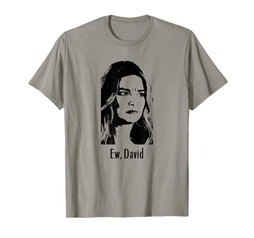 Funny Ew, David Tee nome presente Eew David Funny t-shirt, cinza, S