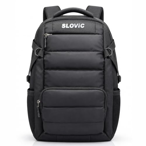 Image of SLOVIC Laptop Bag for Man & Woman | Backpack Bag for Man | Water Resistant Office Bags for Men with Spacious Main Compartment | Ideal for Office, College & Daily Use