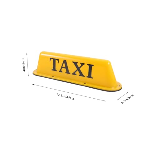 Lámpara de señal de taxi luz LED amarilla Homoyoyo para vehículo y conducción nocturna segura 2