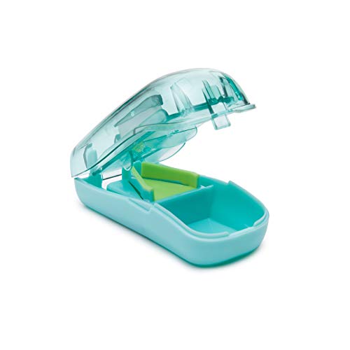 Sukuos Pill Spliter with Retracting Blade Guard for Fingers,Pill Vitamin Cutter