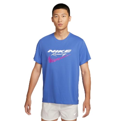 Image of Nike Mens Rn Enrgy Miler Dri Fit Uv Running Top