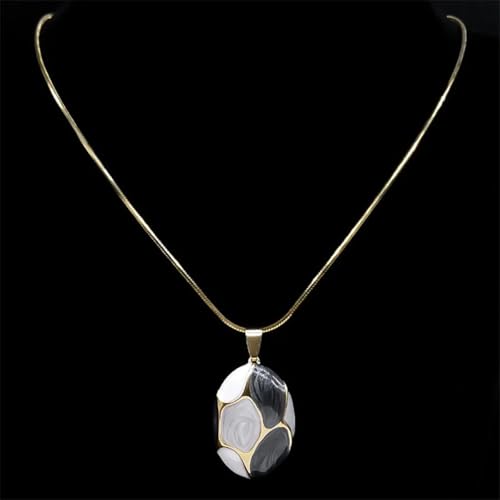 Collier acier inoxydable or avec pendentif rose raffiné
