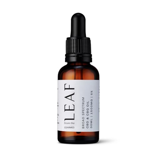 From The Leaf - Restorative Facial Oil - Intensive Skin Care with Broad Spectrum CBD, Rosehip Oil and More - For Deep Nourishment and Renewal - Suitable for All Skin Types - 30ml