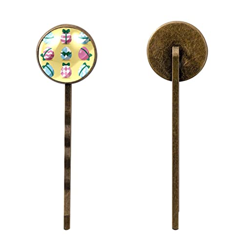 Barrettes à cheveux anti-glisse collection œufs de Pâques - 2