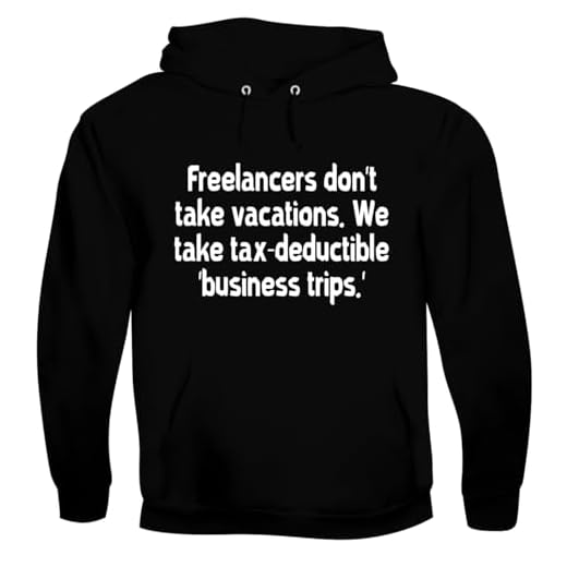 Humorous Freelancers Hoodie for Comfort